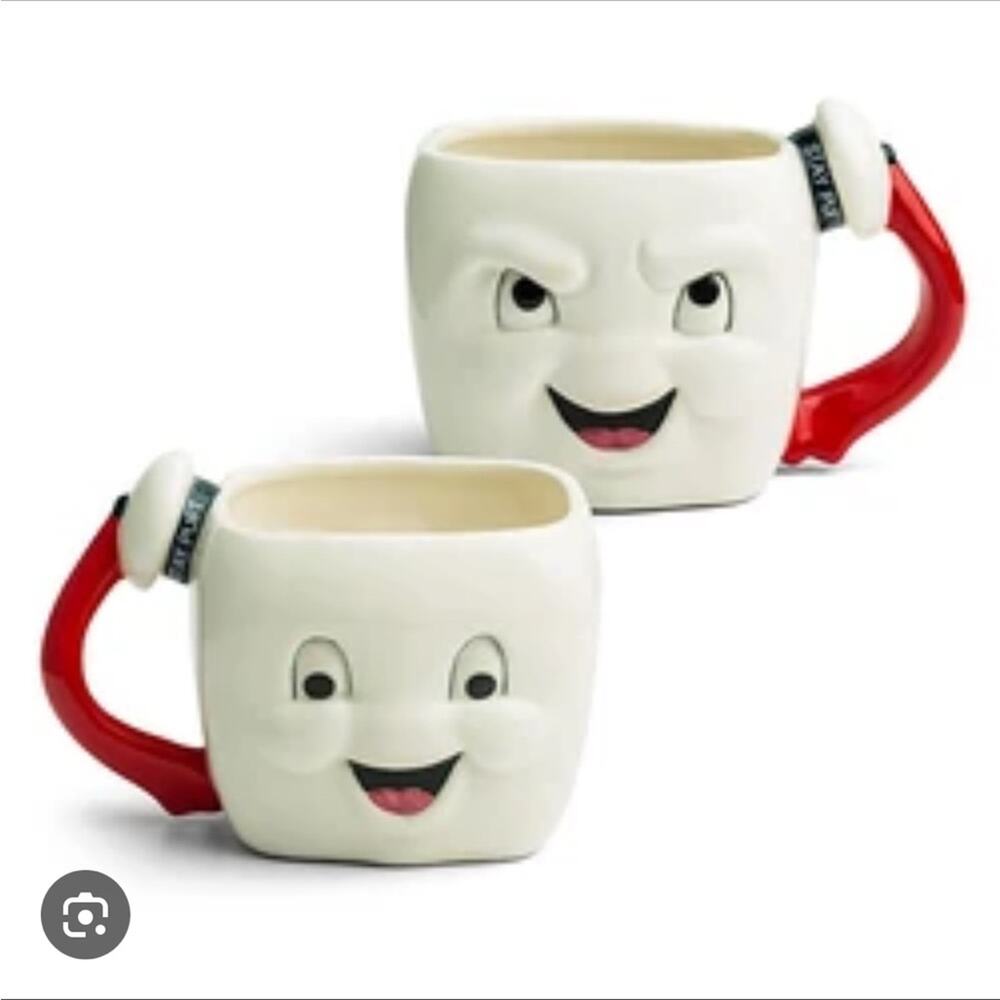 Rare thinkgeek Ghostbusters mug set